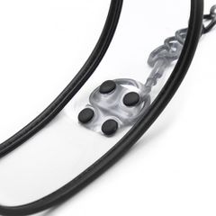 Transparent Collar and Leash 46x5.5cm-thumb-5