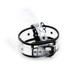 Transparent Collar and Leash 42x5.5cm-thumb-2