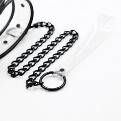 Transparent Collar and Leash 42x5.5cm-thumb-4
