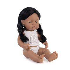 Miniland κούκλα Baby native American 38 girl