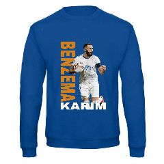 Παιδικό φούτερ Benzema ΜΠΛΕ ΡΟΥΑ