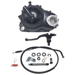 Σύστημα συμπλέκτη Yamaha Crypton X 135 KING DRAG μαύρο σατινέ