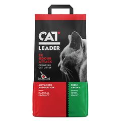 Άμμος Cat Leader Clumping 2x Odour Attack Fresh 5kg