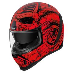 ΚΡΑΝΟΣ FULL FACE AIRFORM SACROSANCT HELMET RED| ICON