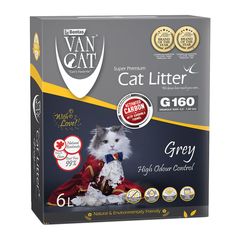 Άμμος Van Cat Grey Odour Box Χωρίς Άρωμα 5.1kg / 6Lt