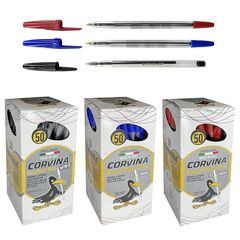 Στυλό κλασσικό corvina ballpoint 1.0mm  Carioca 40163 - ΜΑΥΡΟ