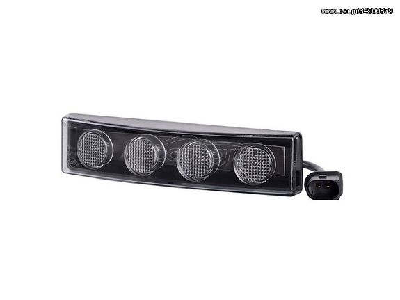 ΚΑΙΝΟΥΡΙΟ!!! - Horpol DRL HOR64 12/24V ΠΡΟΣΘΕΤΟ DAYTIME ΔΙΕΘΝΗ ΜΕ 4LED 0,5W 181x48mm ΜΑΥΡΟ ΜΕ ΦΙΣ 1ΤΕΜ