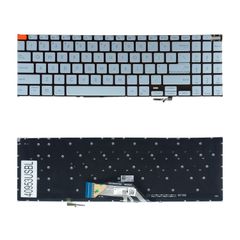 Πληκτρολόγιο - Laptop Keyboard για Asus VivoBook K5602 S5602 M5602 X5602 K3502ZA S3502 M3502Z 0KN1-EH1US12 ASM21N63USJ5281 US No Frame Backlight Pale blue ( Κωδ.40953USBL )