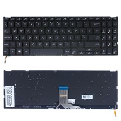 Πληκτρολόγιο - Laptop Keyboard για Asus X509 X509U X509FA X509DA X509BA A509 F509 M509 X515 X515EA-AP X515UA X515FA ASM18M7 0KNB0-5108US00 US No Frame Backlight Black ( Κωδ.40956USBL )