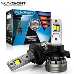 2 x Novsight Λαμπτήρες LED Φώτα Πορείας Αυτοκινήτου 12/24V H13 120W (2x60W) 22000LM 6500K IP68 A500 N37