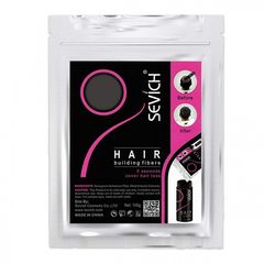 Sevich Hair Building Fibers Refill Pack, Μικρο-ίνες Κερατίνης 50gr - Black