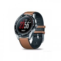 Αδιάβροχο Smartwatch με Οθόνη Αφής - Zeblaze NEO 1.3inch Full-round Touch Screen Blood Pressure Heart Rate Monitor - Καφέ