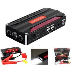 Εκκινητής Power Bank με LED Φακό & 4 USB Θύρες 68800 mAh- Jump Starter Τροφοδοτικό - Φορτίζει από Κινητό μέχρι Αυτοκίνητο