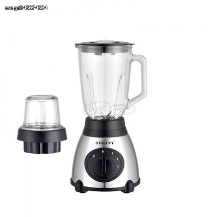 Ηλεκτρικό Μπλέντερ  SOKANY SK-144 450W Inox Blender