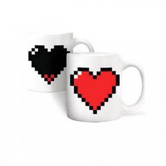 Κούπα Θερμοχρωμική “Καρδιά” 330ml - Heart Color Changing Mug