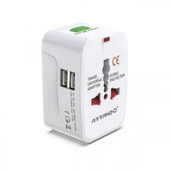 Ταξιδιωτικός Αντάπτορας Πρίζας 6A Universal Travel Adaptor ARRANGO