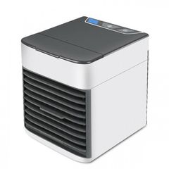 Φορητό Κλιματιστικό USB 2x Air Cooler Ultra - Ανεμιστήρας Air Condition Υδρονέφωσης & Υγραντήρας με Τεχνολογία Εξάτμισης & LED Φωτισμό