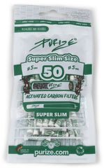 Φίλτρο Purize Super Slim 50 Ενεργού Ανθρακα 5.0mm - Ασπρo