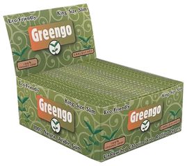 Greengo Χαρτάκια - Organic Hemp King Size Slim Unbleached 50τεμ.