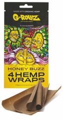 G-Rollz Blunt Hemp Wraps Πουρόφυλλα - Honey Buzz (Μέλι) 4φ