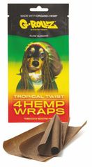 G-Rollz Blunt Hemp Wraps Πουρόφυλλα - Tropical Twist 4φ