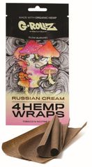 G-Rollz Blunt Hemp Wraps Πουρόφυλλα - Russian Cream 4φ