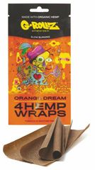 G-Rollz Blunt Hemp Wraps Πουρόφυλλα - Orange Dream 4φ