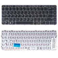 Πληκτρολόγιο - Laptop Keyboard για HP EliteBook Folio 1040 G3 9Z.NCHBQ.01D 844423-001 844423-151 844423-071 844423-081 844423-091 818252-001 903667-001 US Silver Frame Black ( Κωδ.40957USSIL )