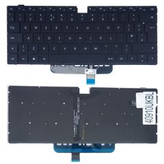 Πληκτρολόγιο - Laptop Keyboard για Huawei MateBook D14 D15 Boh-WAQ9R WAQ9HNR WAQ9HNL WAP9HNR NbB-WAH9 WAH9P 9Z.NG2BN.00U 9Z.NG2BN.001 UΚ No Frame Backlight Black ( Κωδ.40910UKBL )