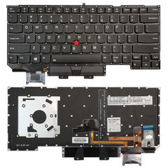 Πληκτρολόγιο - Laptop Keyboard για Lenovo ThinkPad X1 Carbon Gen 5 20HQ 20HR 2017 X1 Carbon Gen 6 20KH 20KG 2018 01YR573 01ER623 SN20P38706 US No Frame Backlight Pointer Black ( Κωδ.40961USBL )