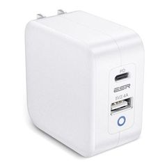 Φορτιστής ESR Wall Charger 1x USB 1x PD USB-C 65W GaN White