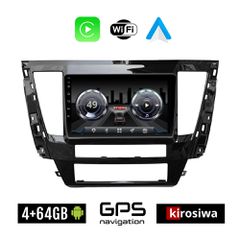 KIROSIWA 4+64GB MITSUBISHI PAJERO SPORT (μετά το 2020) Android οθόνη αυτοκίνητου 4GB με GPS WI-FI (ηχοσύστημα αφής 9" ιντσών Youtube Playstore MP3 USB Radio Bluetooth Mirrorlink 4x60W Apple Carplay An