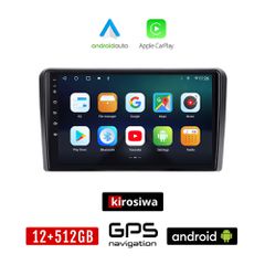 KIROSIWA CITROEN BERLINGO (2008 - 2019) Android οθόνη αυτοκίνητου 12GB + 512GB με GPS WI-FI (ηχοσύστημα αφής 9" ιντσών Android Auto Apple Carplay Youtube Playstore MP3 USB Radio Bluetooth Mirrorlink ε