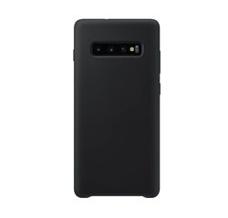 OEM - BACK COVER SILICONE SAMSUNG GALAXY S10+ - BLACK