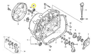 Τσιμούχα Μανιβέλας 16*28*7 Honda Supra-x 2020 - 2021 91204-MC7-003