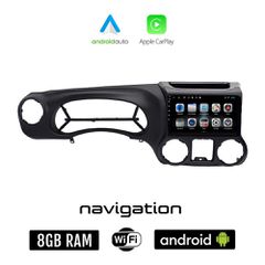 JEEP WRANGLER (2011-2014) Android οθόνη αυτοκίνητου 8GB + 128GB με GPS WI-FI (ηχοσύστημα αφής 10" ιντσών OEM Android Auto Apple Carplay Youtube Playstore MP3 USB Radio Bluetooth Mirrorlink εργοστασιακ