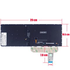 Πληκτρολόγιο - Laptop Keyboard για HP EliteBook 840 G7 840 G8 845 G7 745 G7 745 G8 HPM19F86GB6930 M14635-031 M51616-031 M36312-031 US No Frame Backlight Pointer Black ( Κωδ.40943USBLPOINTER )-thumb-1