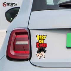 Σήμα Baby on Board με Αυτοκόλλητο Dragon Ball ST005