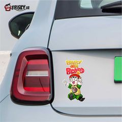 Σήμα Baby on Board με Αυτοκόλλητο Dragon Ball ST007