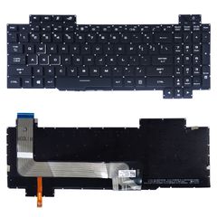 Πληκτρολόγιο Laptop keyboard για ASUS ROG Strix GL503GE GL703G GL703GE GL703GM Black Without Frame With Backlit RGB V170146DS1 AEBKLU00020 US ( Κωδ.40952US )