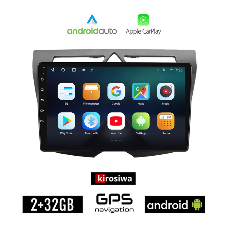 KIROSIWA KIA PICANTO (2008 - 2011) Android οθόνη αυτοκίνητου 2GB με GPS WI-FI (ηχοσύστημα αφής 9" ιντσών Android Auto Apple Carplay Youtube Playstore MP3 USB Radio Bluetooth Mirrorlink εργοστασιακή, 4