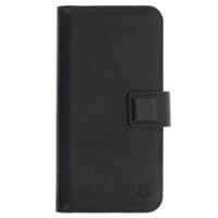 Promiz (PZ-10691) Wallet Case - Black, for iPhone 16 Plus