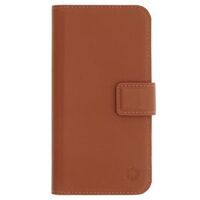 Promiz (PZ-10693) Wallet Case - Brown, for iPhone 16 Plus
