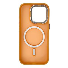 Magnetic Collection MagSafe iPhone 16 Pro Max Case - Orange-thumb-1