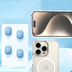 Clear Corner Case MagSafe for iPhone 16 Pro Max - Clear-thumb-4
