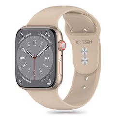 Tech-Protect Silicone Strap for Apple Watch 4 / 5 / 6 / 7 / 8 / 9 / SE / Ultra 1 / 2 (42 / 44 / 45 / 49 mm) - Brown