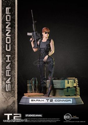 Terminator 2 Judgement Day Premium Statue 1/3 Sarah Connor T2 30th Anniversary Edition 71 cm - Damaged packaging