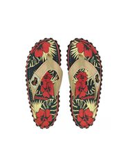 Gumbies Islander Denim Hibiscus FlipFlops GUFFISL109