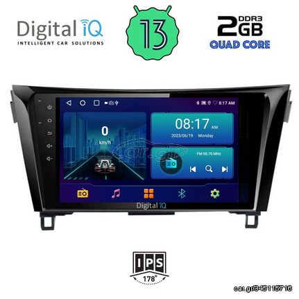 DIGITAL IQ BXB 1468_GPS (10inc) MULTIMEDIA TABLET for NISSAN QASHQAI mod. 2014-2021 | Pancarshop