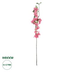 GloboStar® Artificial Garden BOUGANVILLEA BRANCH 20653 Τεχνητό Διακοσμητικό Κλαδί Βουκαμβίλιας Y79cm